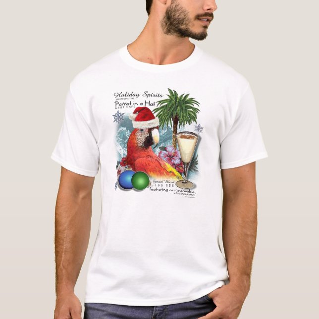 T-shirt spiritueux de vacances (Devant)
