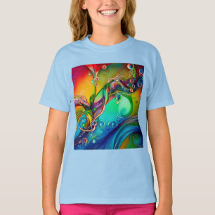 T-shirt Splash ! Bulles colorées Abstraites