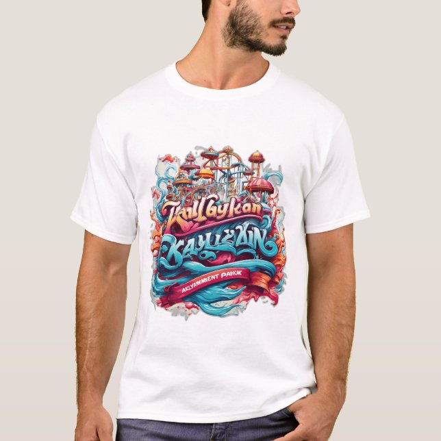 T-shirt Splash of Thrills : Kalyan Amusement Park Logo T-S (Devant)