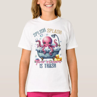 T-shirt Splash Splash Votre Opinion Est De La Merde