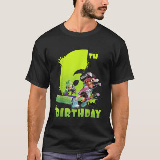 T-shirt Splatoon Inkling 6e anniversaire Green Splatoon Po