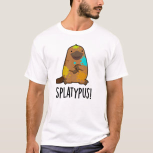 T-shirt Splatypus drôle Animal Platypus Pun