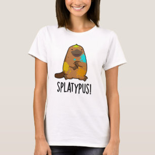 T-shirt Splatypus drôle Animal Platypus Pun
