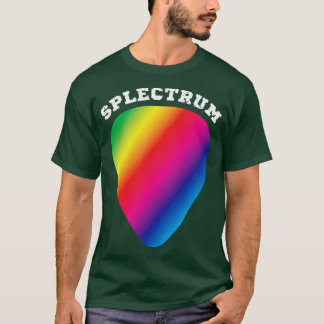 T-shirt Splectrum arc-en-ciel couleur plectrum spectre