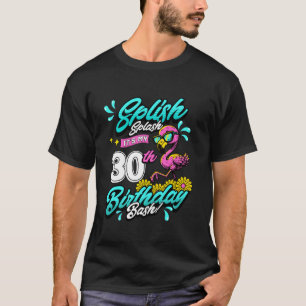 T-shirt Splish Splash 30e anniversaire Flamant rose Pool P
