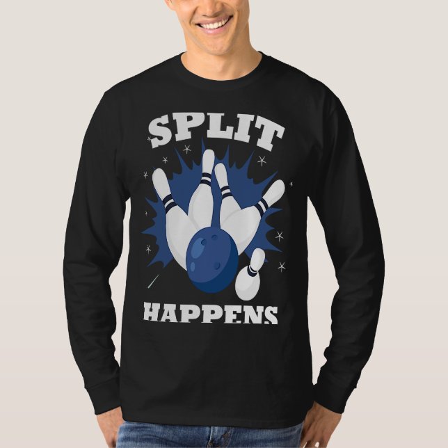 T-shirt Split se produit pour un qui joue au bowling dans  (Devant)