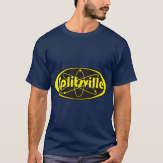 T-shirt Splitsville noir jaune Oversized