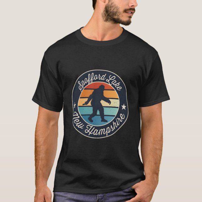 T-shirt Spofford Lake New Hampshire Sasquatch (Devant)
