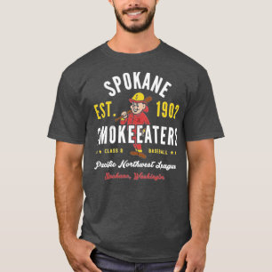 T-shirt Spokane Smoke Eaters - Washington - Déficit Vintag