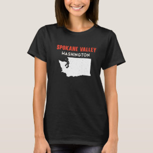 T-shirt Spokane Valley Washington USA State America Travel