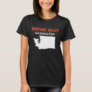 T-shirt Spokane Valley Washington USA State America Travel