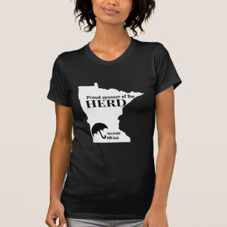 T-shirt Sponsor du troupeau de femmes t