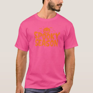 T-shirt Spooky Season Halloween Men Women Kids Scary Pumpk