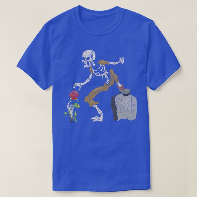T-shirt Spooky Skeleton Halloween Costume Trick Or Treat S (Design devant)