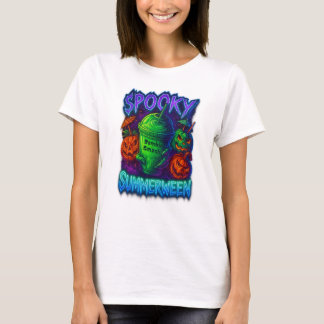 T-shirt Spooky Summerween Neon Halloween Mash up 