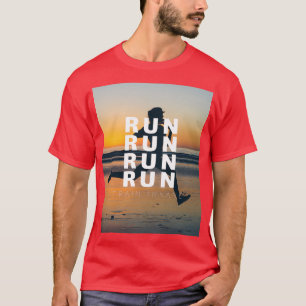 T-shirt sport de jogging Taux cardiaque et consommation de