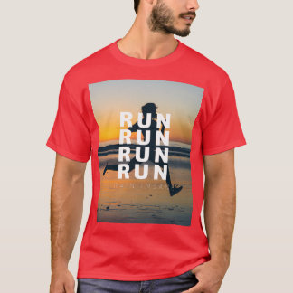 T-shirt sport de jogging Taux cardiaque et consommation de