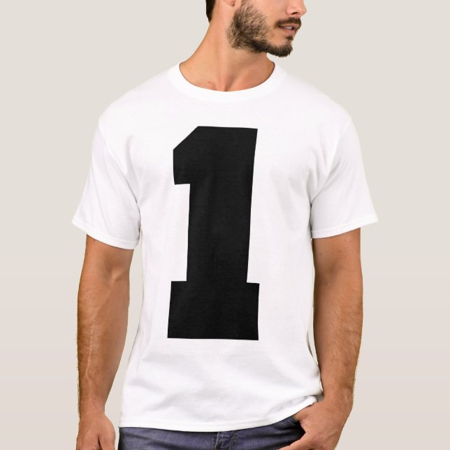 T-shirt Sport du numéro 1 (Devant)