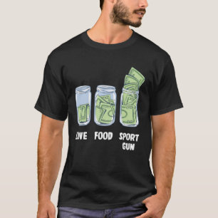 T-shirt Sport Gun Money Bank