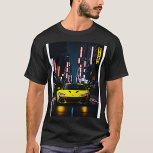 T-shirt Sport Jaune foncé en japonais Neon City 1