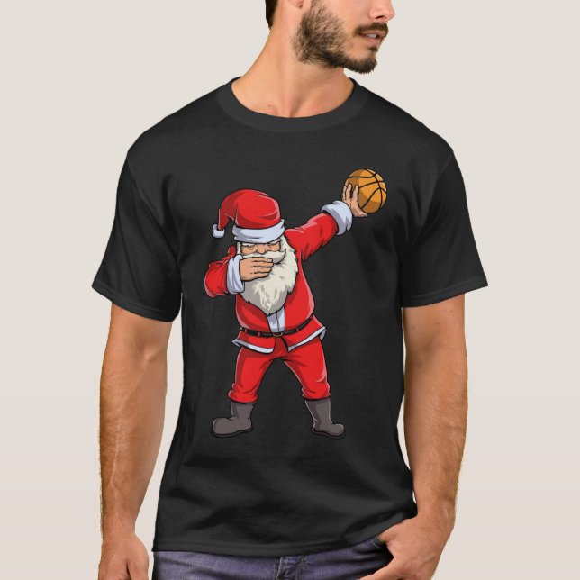 T-shirt Sport tamponnant de boule de casquette de Noël de (Devant)
