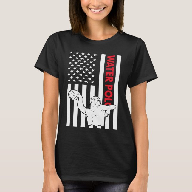 T-shirt Sport Us Drapeau Polo 4 (Devant)