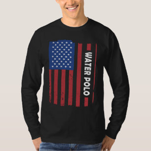 T-shirt Sport Us Drapeau Water-Polo  1