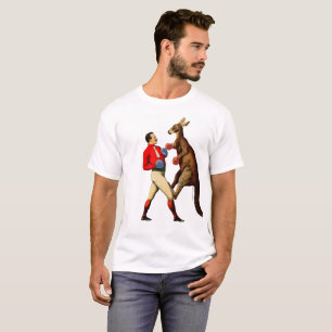 T-shirt Sport vintage de boxe de boxeur de kangourou