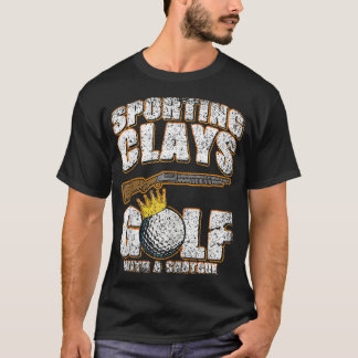 T-shirt Sporting Clays Golf With Shogun Trap Pull Clay