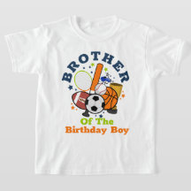 Sports Anniversaire Garçon All Shirt Brother