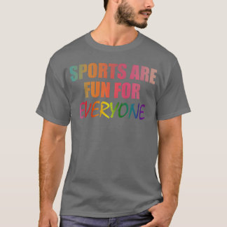 T-shirt Sports are fun for everyone family retro