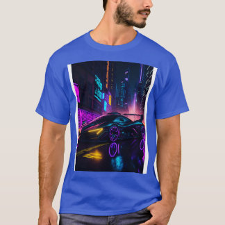 T-shirt Sports Dark Neon en japonais Neon City 1
