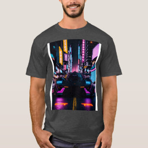 T-shirt Sports Dark Neon en japonais Neon City 20