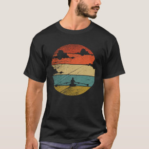 T-shirt Sports d'aviron de style vintage rétro 1