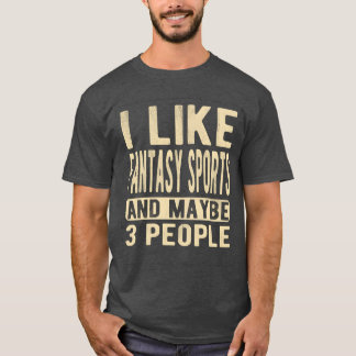 T-shirt Sports de fantaisie Dire amis