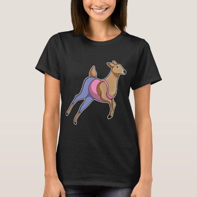 T-shirt Sports de fitness aux cerfs (Devant)