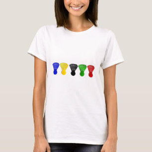 T-shirt sports de volant de badminton