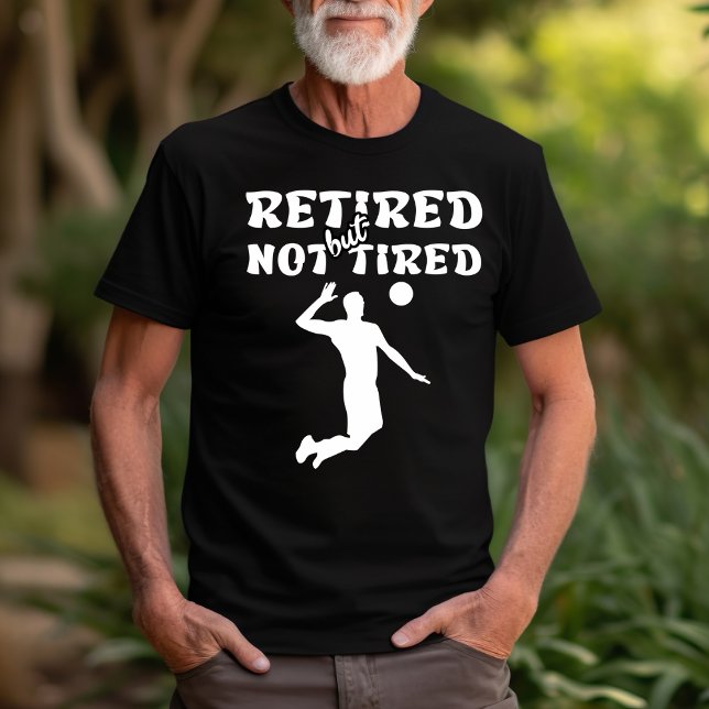 T-shirt Sports de volley-ball à la retraite (Créateur téléchargé)