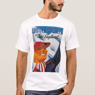 T-shirt Sports d'hiver Nouvelle Angleterre
