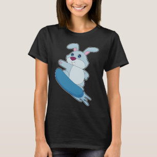 T-shirt Sports d'hiver Rabbit Snowboard