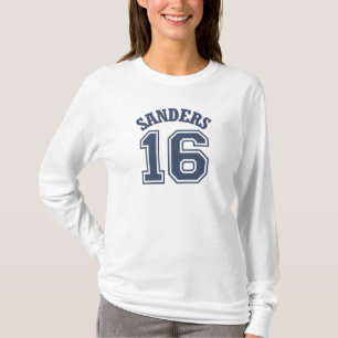T-shirt Sports Jersey numéro 16 de ponceuses de Bernie