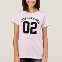 Sports Maman Personnalisée Nom de l'enfant Jersey