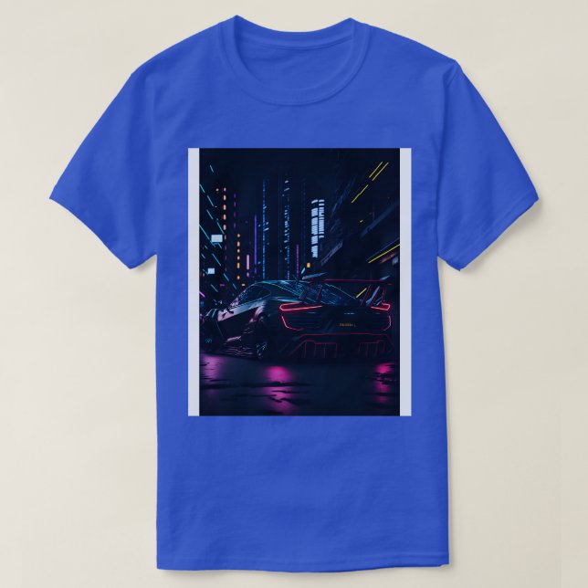 T-shirt Sports sombres dans la ville japonaise (Design devant)