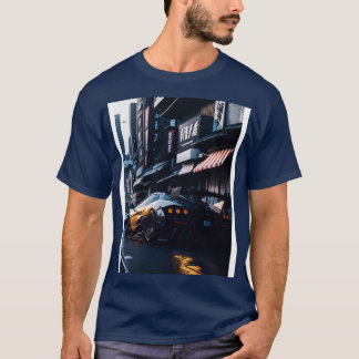 T-shirt Sports sombres dans la ville japonaise 3