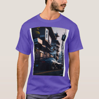 T-shirt Sports sombres dans la ville japonaise 4