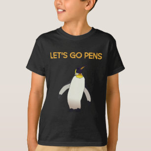 T-shirt Sports Tee#39 ; s Va Pens Drôle Pingouins De Hocke