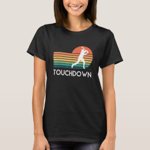 T-shirt Sports Touchdown Baseball Joueur Retro Vêtements