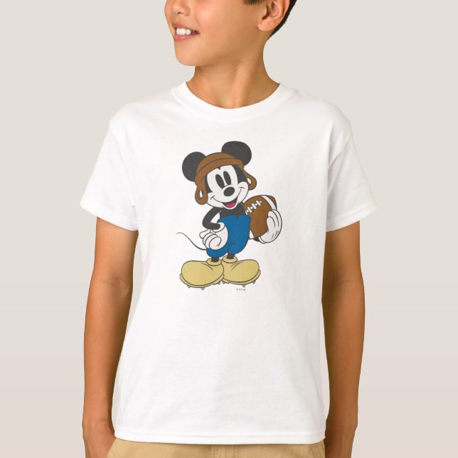 T-shirt Sporty Mickey | Tenir un football (Devant)