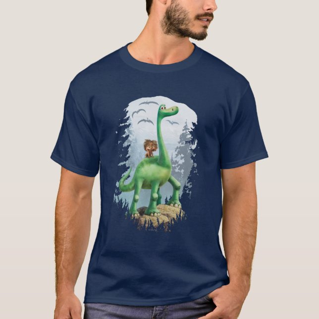 T-shirt Spot Et Arlo En Forêt (Devant)