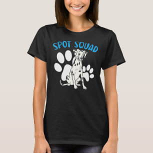 T-shirt Spot Squad Paw Love Puppy Breeder Chien Dalmatien 